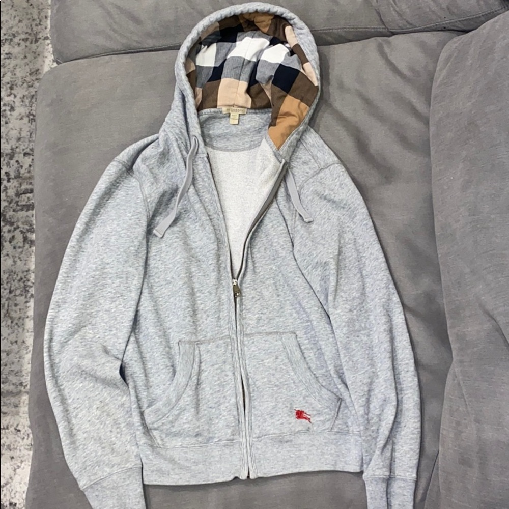 Men’s Burberry zip up hoodie
